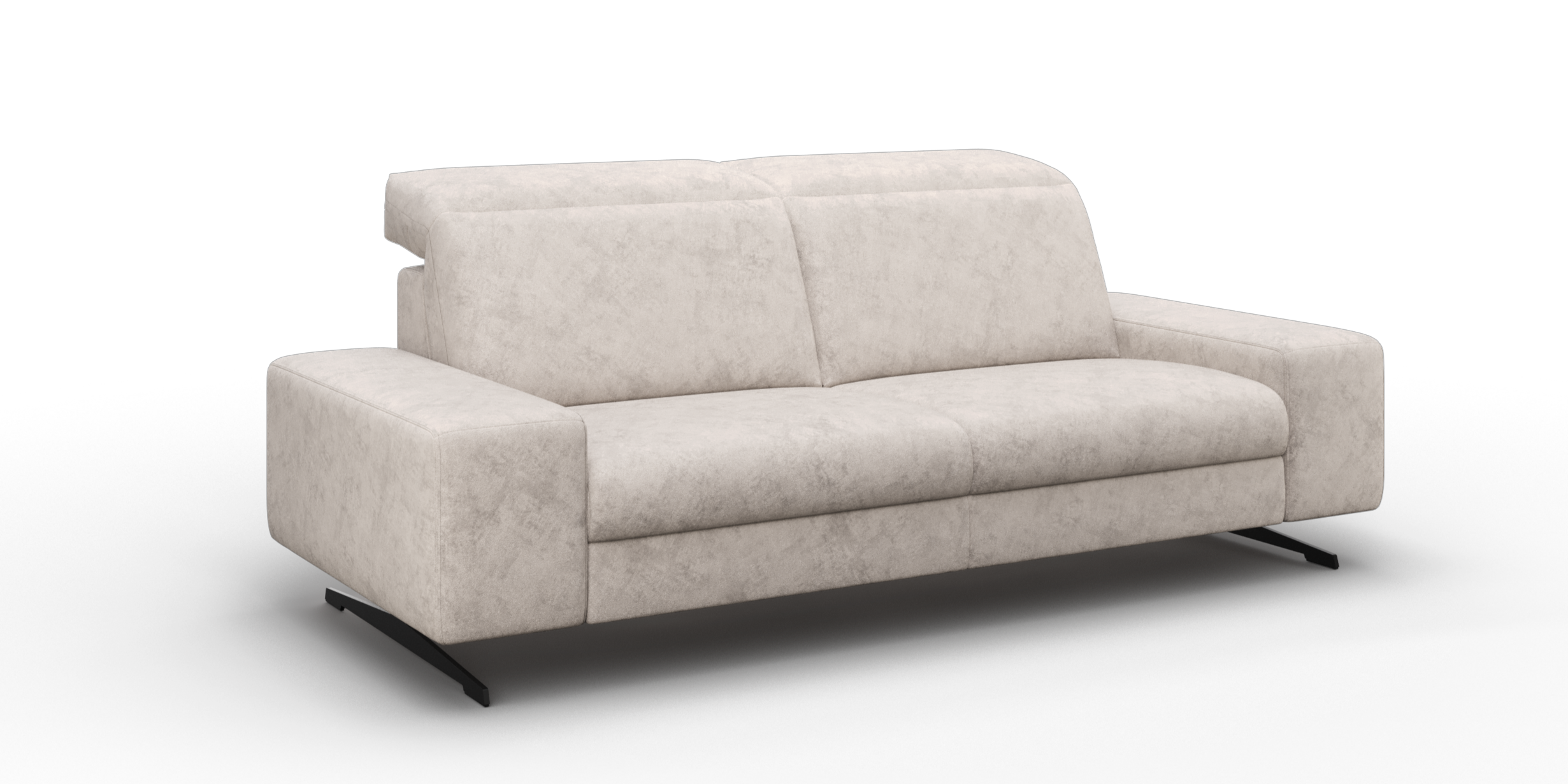 Sofa z ruchomymi zagłówkami