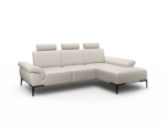 Sofa z longchair 250cm i pogłębianym siedziskiem